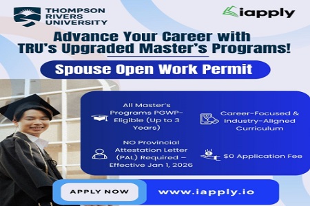 THOMPSON RIVERS UNIVERSITY (TRU) - GRADUATE PROGRAM UPDATES 2026 